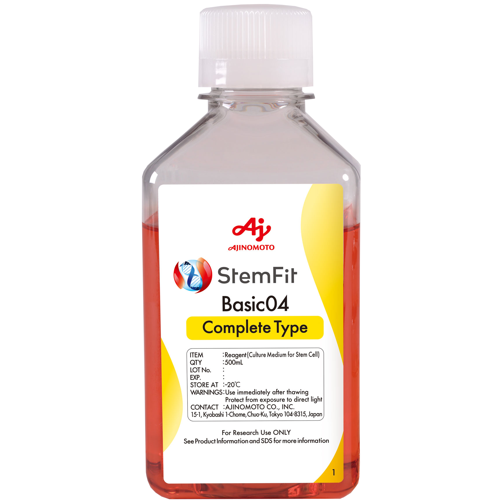 StemFit Basic04 Complete Type - Cell Culture Media for Stem Cells StemFit Basic04 Complete Type - Cell Culture Media for Stem Cells