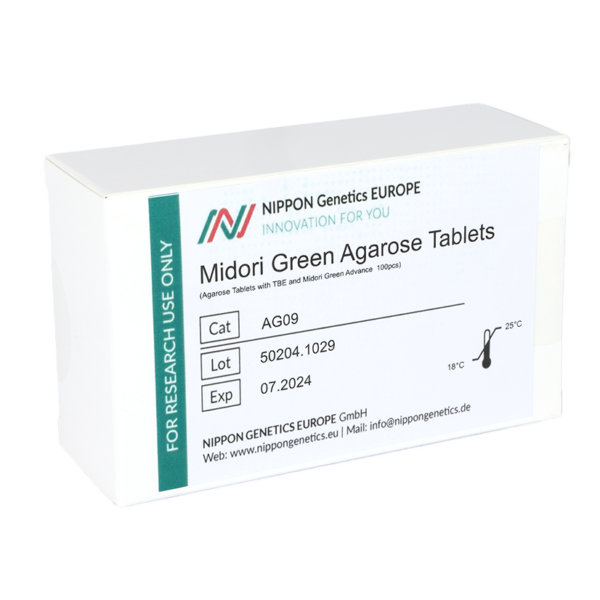 MIDORI Green Advance TBE Agarose Tablets (AG09)