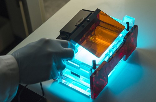 BlueGreen LED Flashlight - zur Visualisierung von DNA Banden